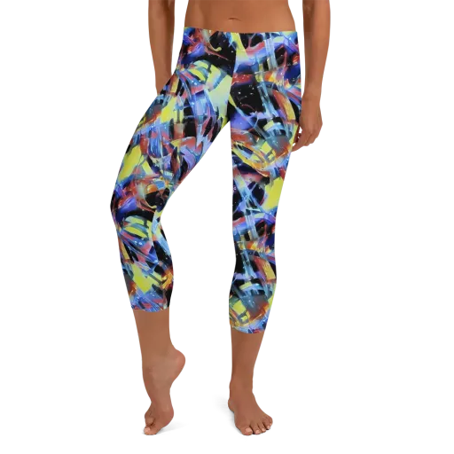 Afterglow Fracture on a Capri Leggings