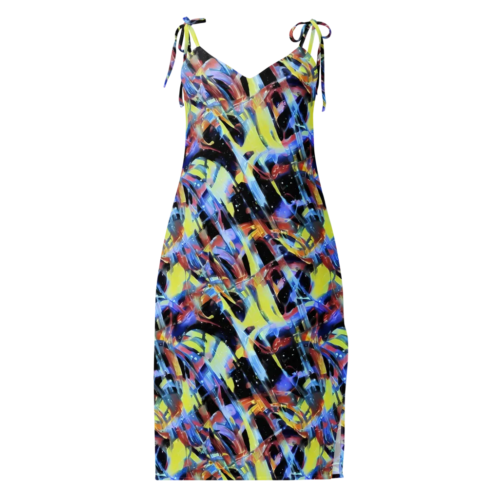 Afterglow Fracture on Slip Dress — Front