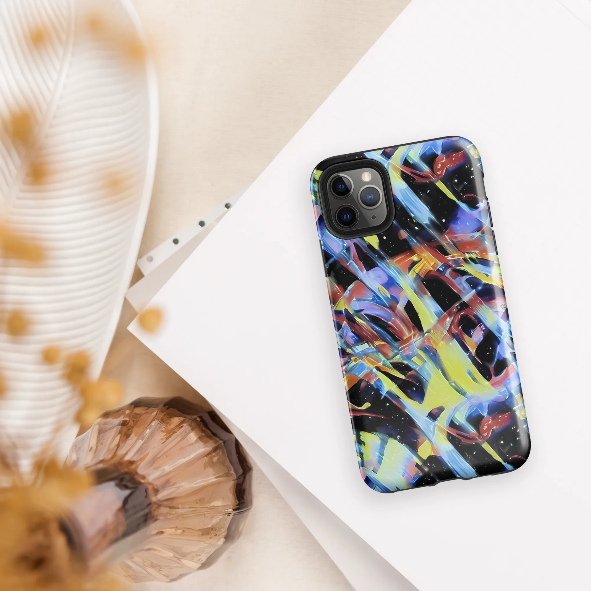 Afterglow Fracture on Tough Case for iPhone® — Front