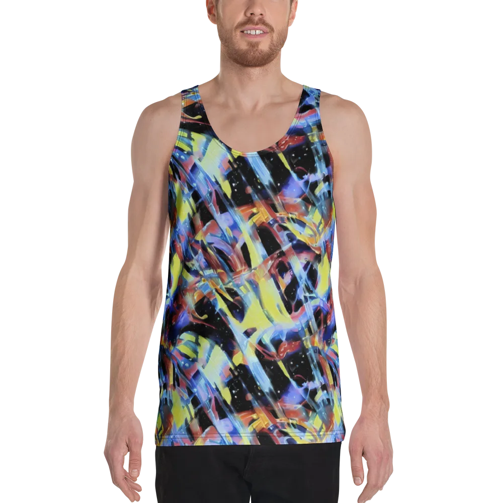 Afterglow Fracture on Men's Tank Top — Front