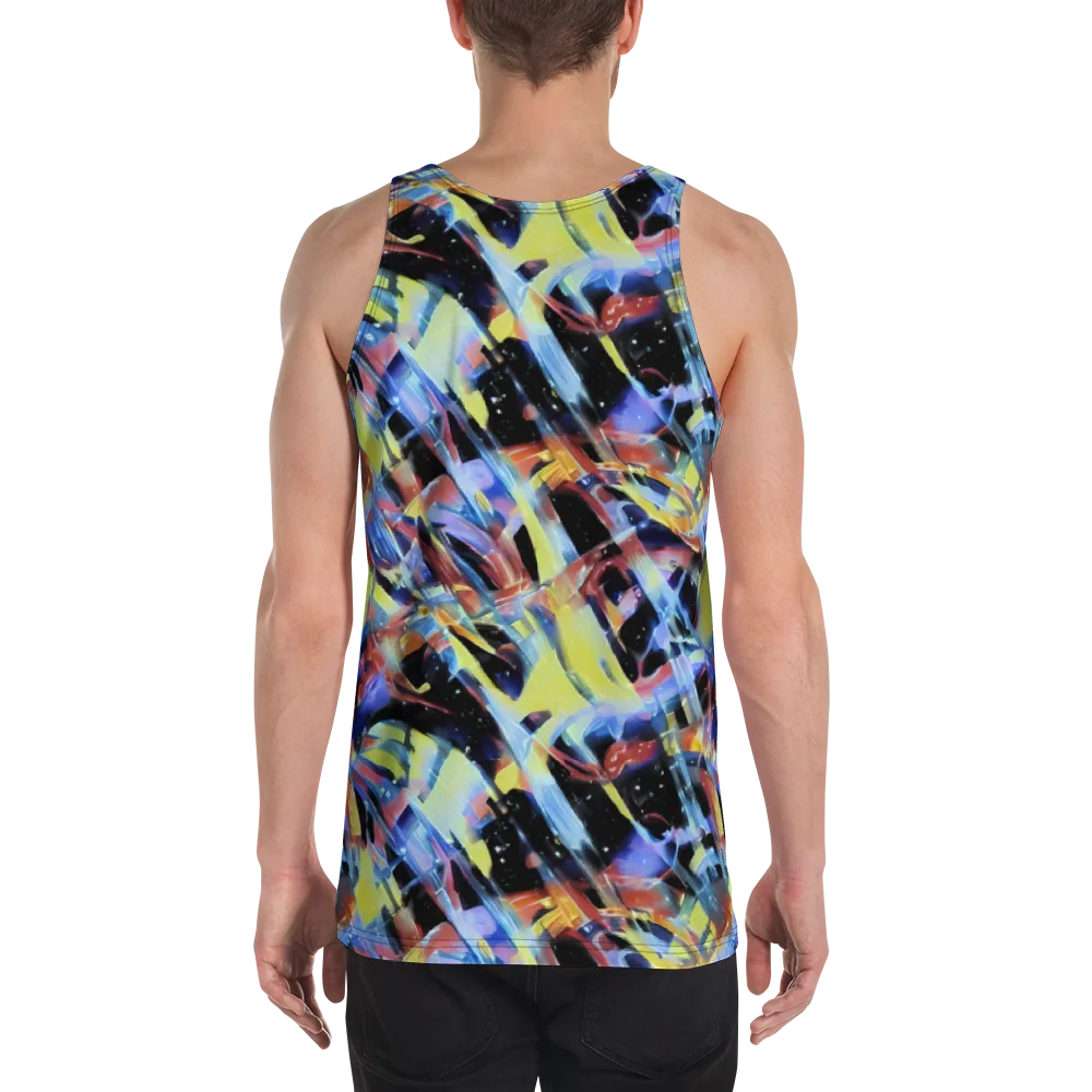 Afterglow Fracture on Men's Tank Top — Back