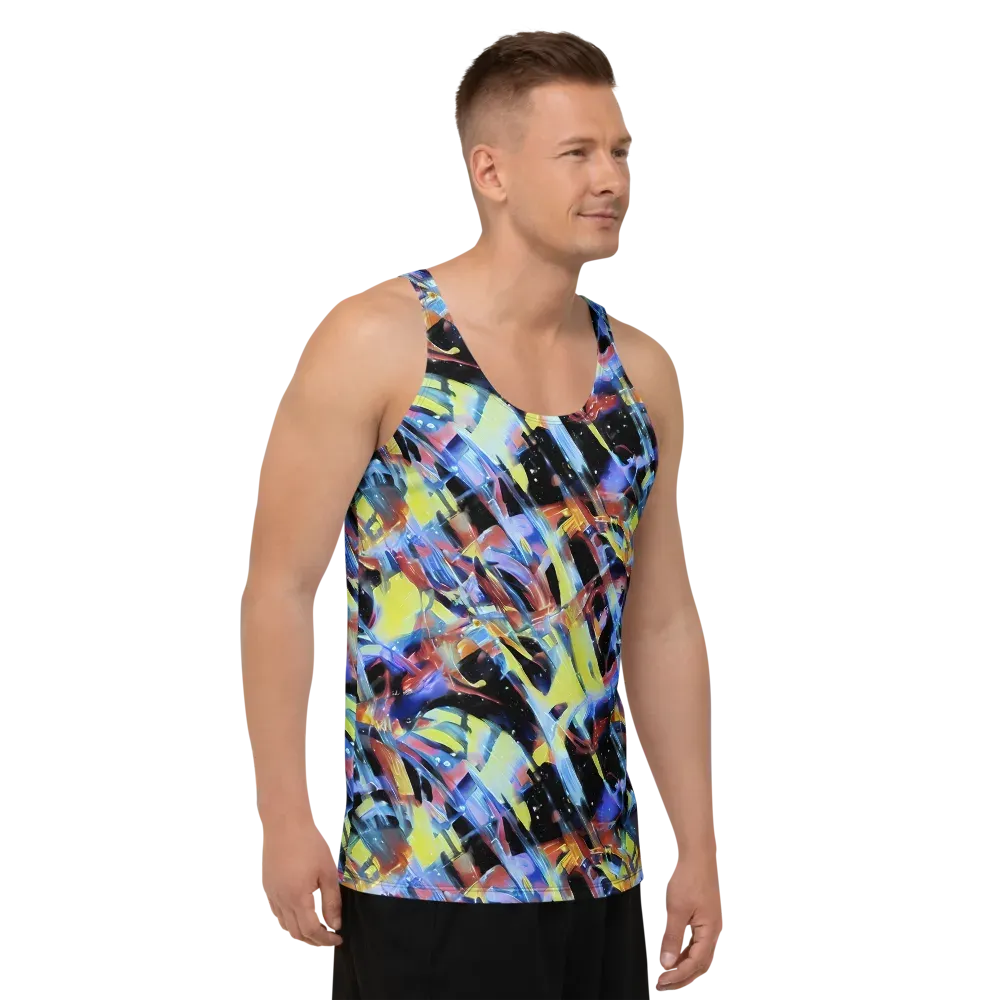 Afterglow Fracture on Men's Tank Top — Right Front