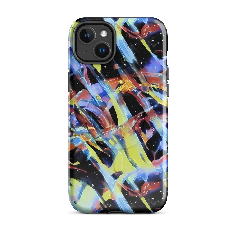 Afterglow Fracture on MagSafe Tough Case for iPhone® — Front