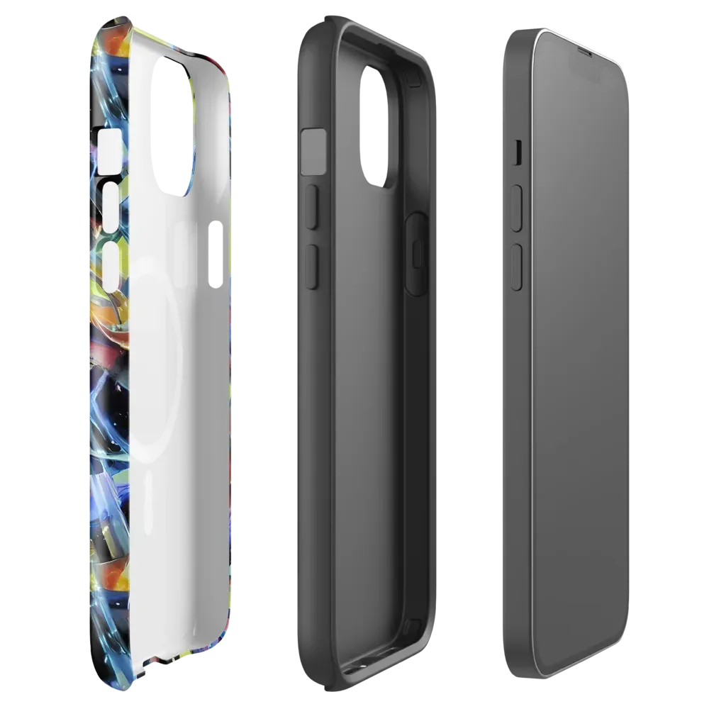 Afterglow Fracture on MagSafe Tough Case for iPhone® — Front