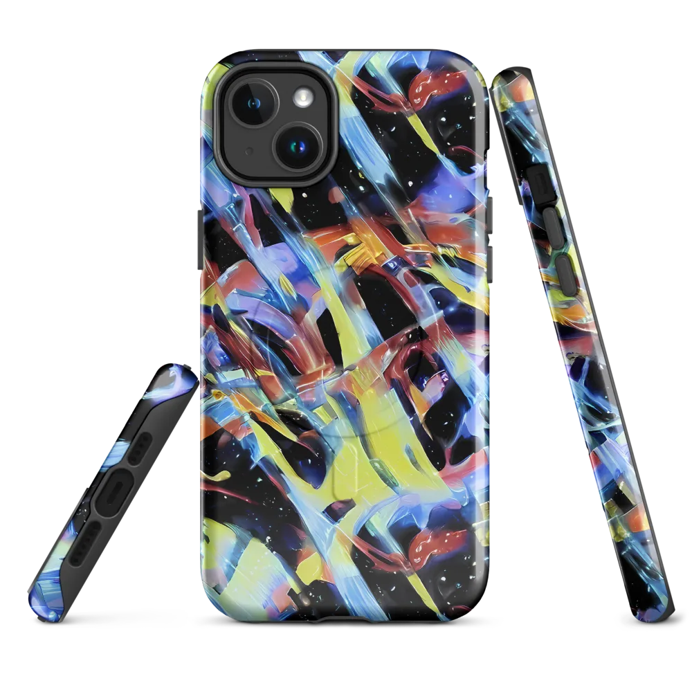 Afterglow Fracture on MagSafe Tough Case for iPhone® — Front