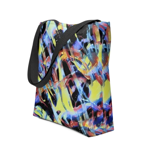 Afterglow Fracture on a Tote Bag