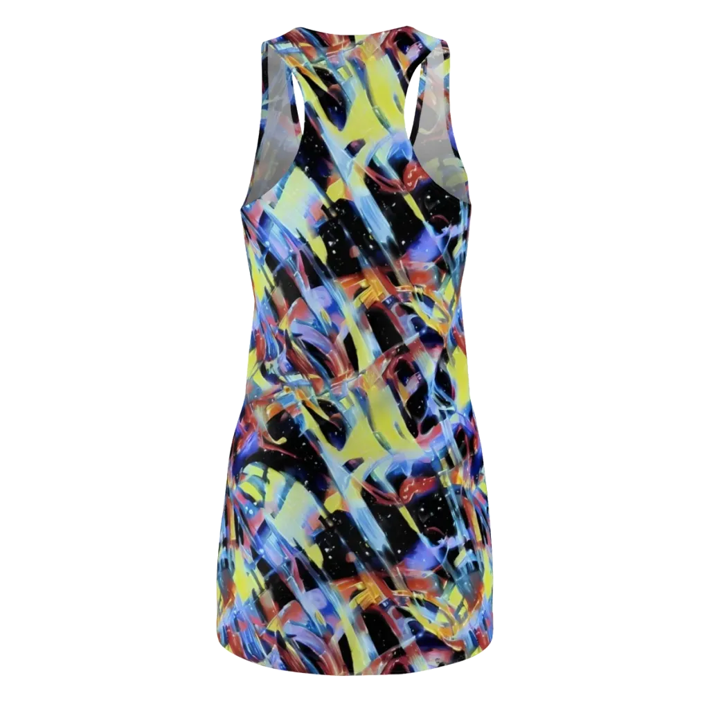 Afterglow Fracture on Racerback Dress — Back