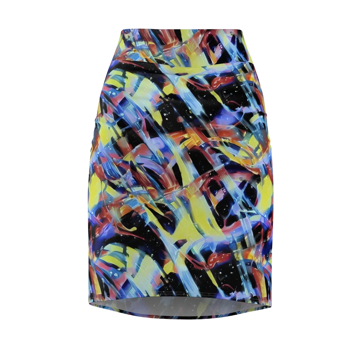 Afterglow Fracture on Pencil Skirt — Front
