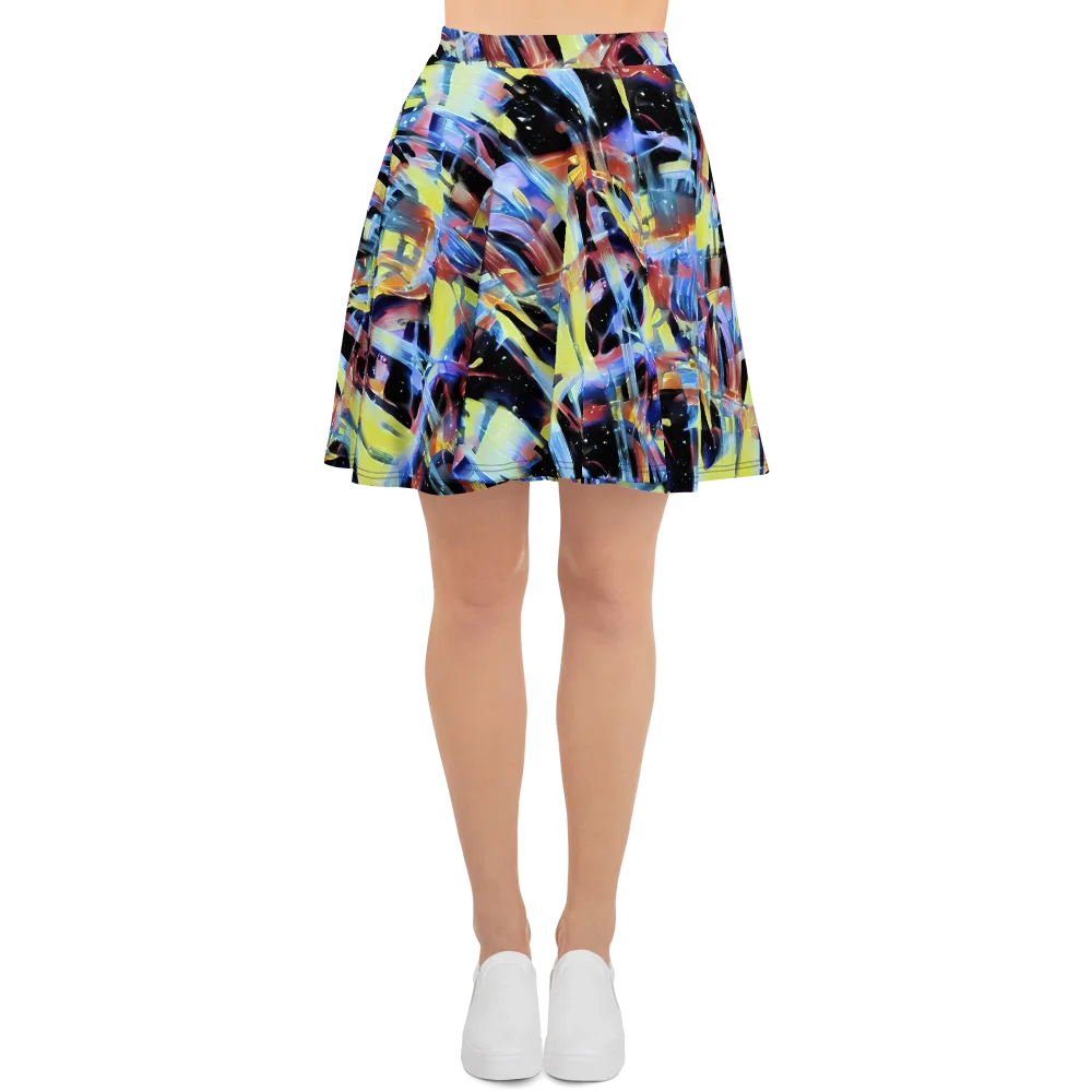 Afterglow Fracture on Skater Skirt — Front
