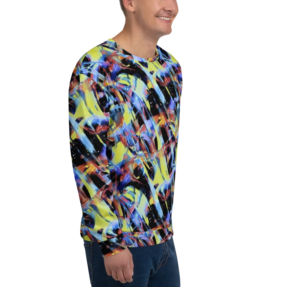 Afterglow Fracture on Sweatshirt — Right Front