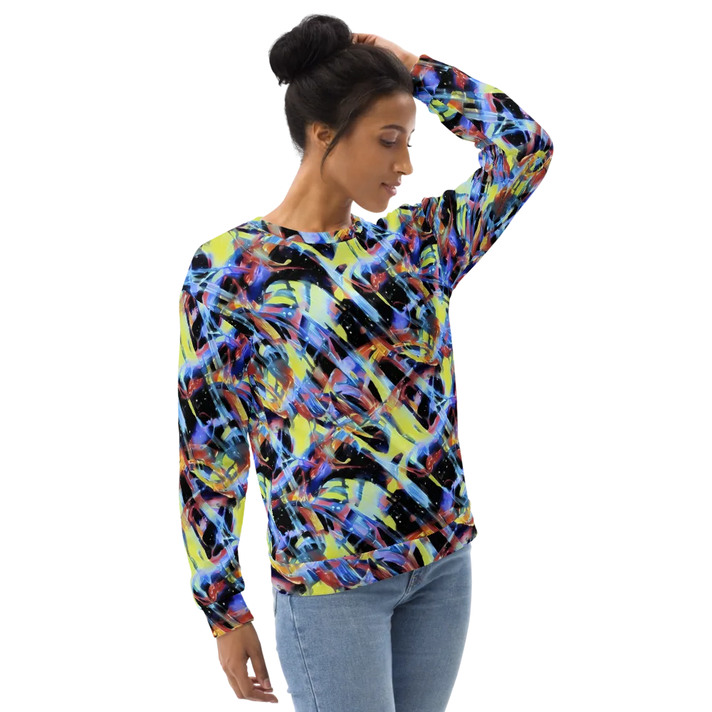 Afterglow Fracture on Sweatshirt — Right Front