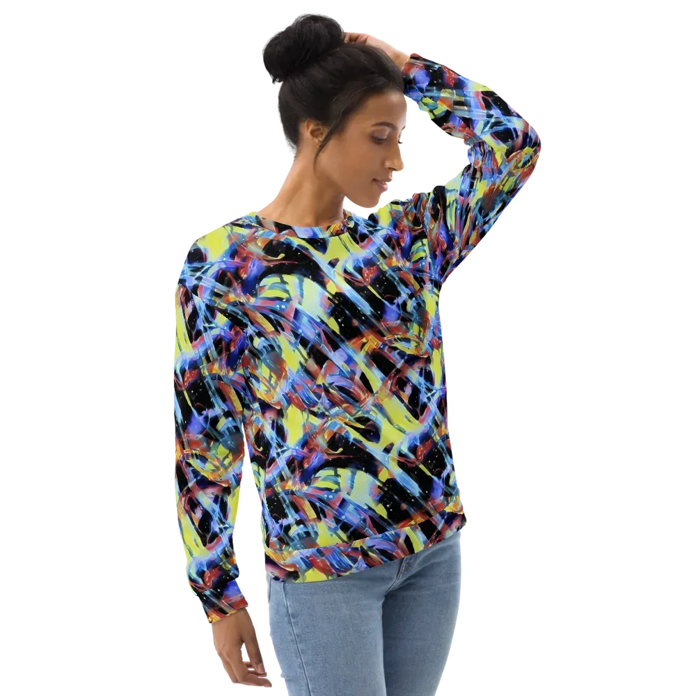 Afterglow Fracture on Sweatshirt — Right Front