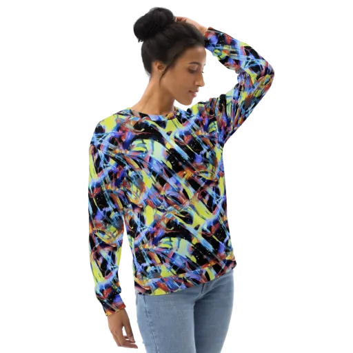 Afterglow Fracture on a Sweatshirt