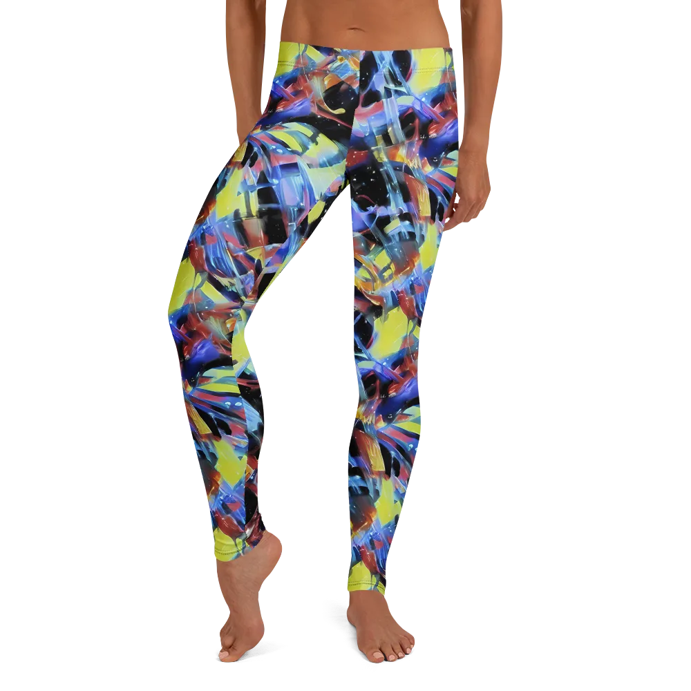 Afterglow Fracture on Leggings — Front