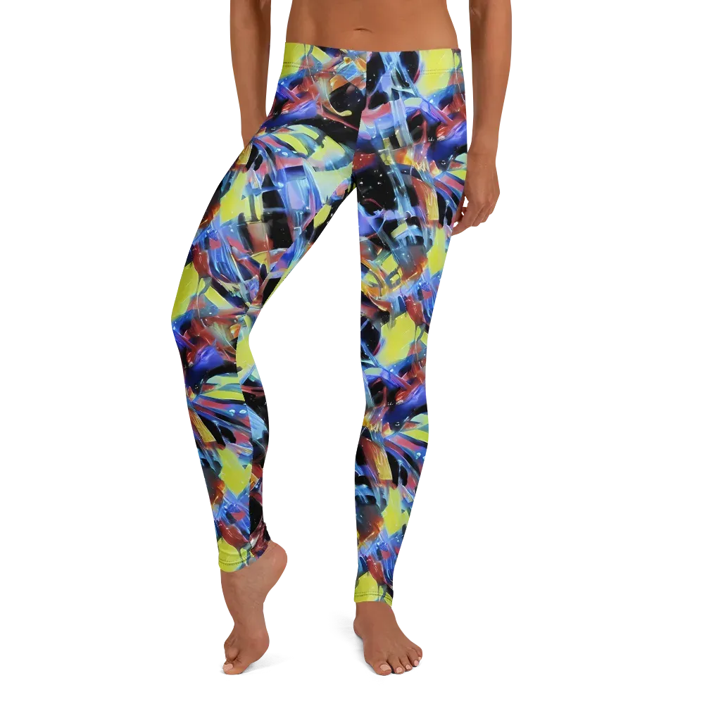 Afterglow Fracture on Leggings — Front