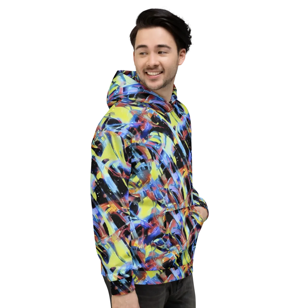 Afterglow Fracture on Hoodie — Right