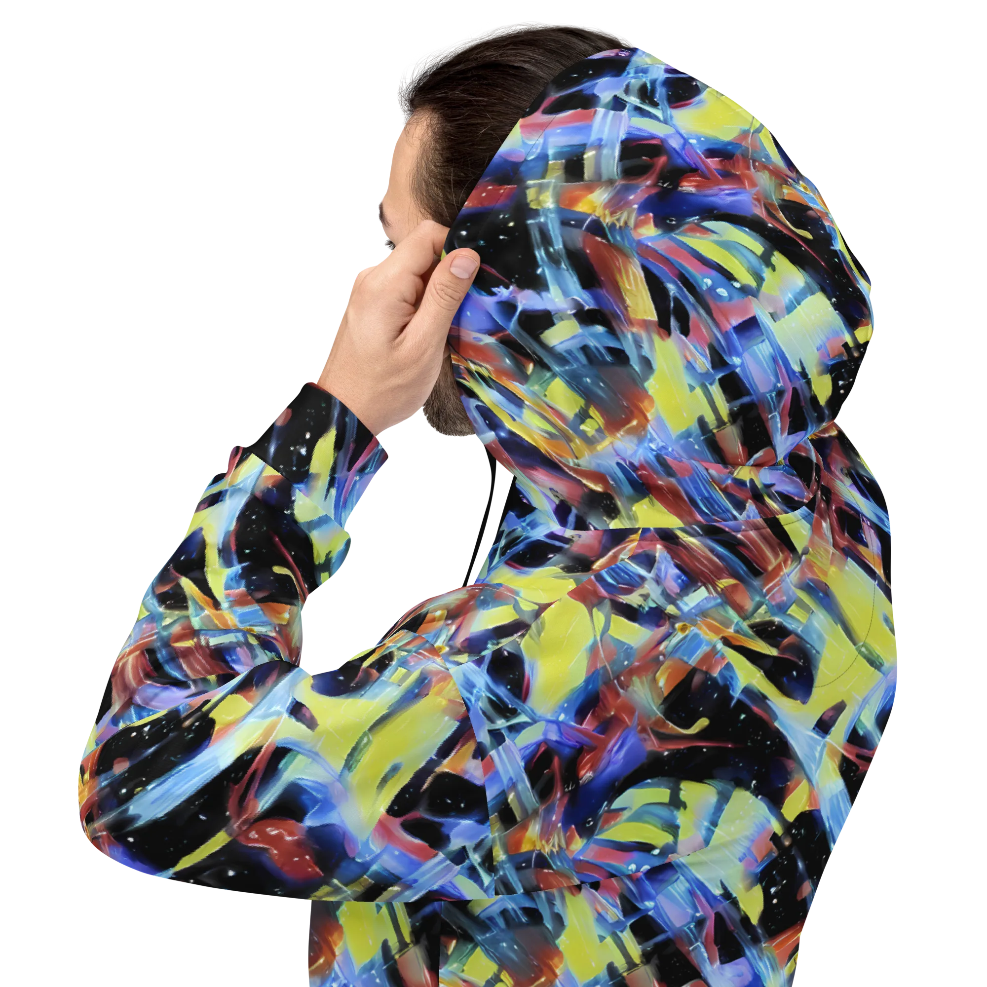 Afterglow Fracture on Hoodie — Back