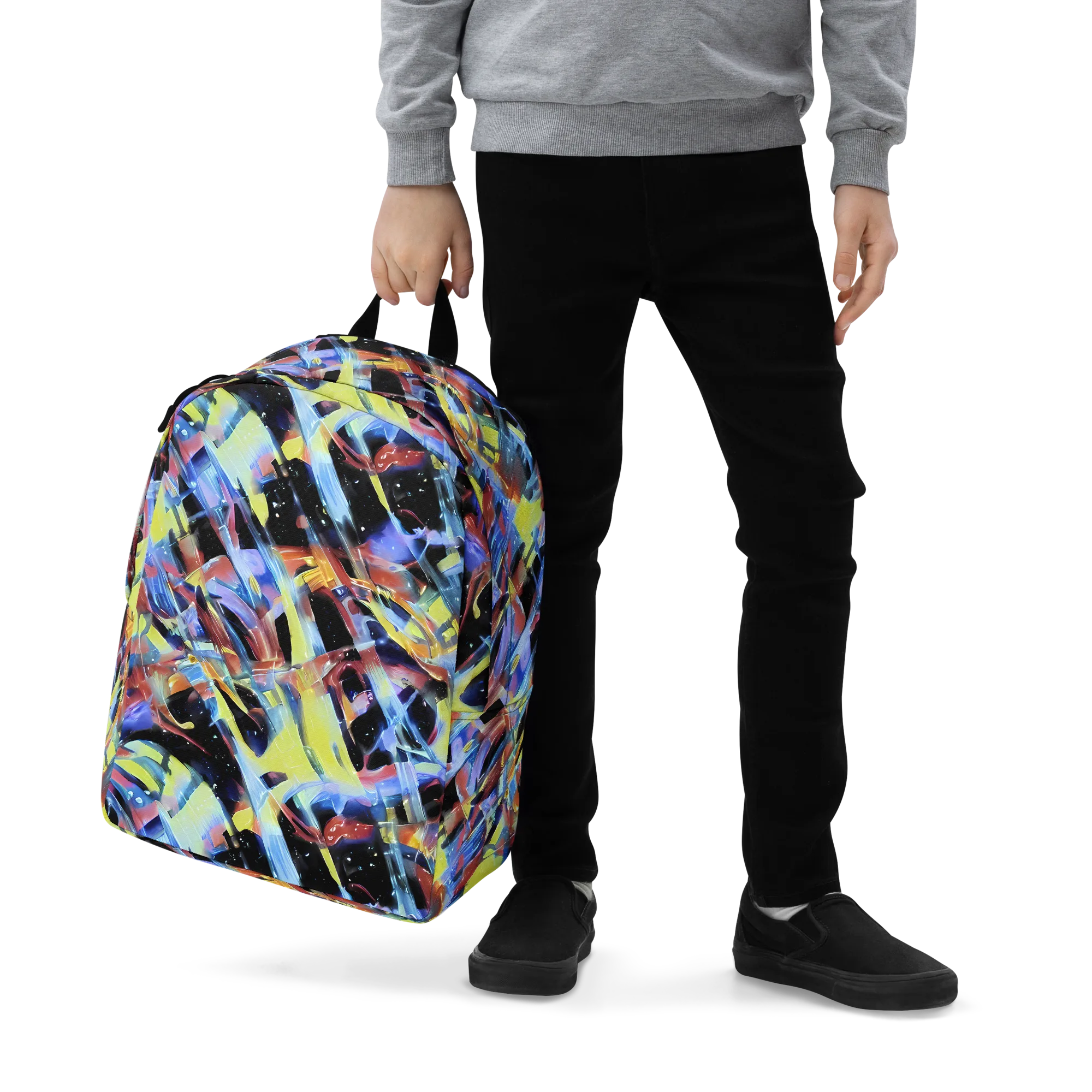Afterglow Fracture on Minimalist Backpack — Zoomed-in