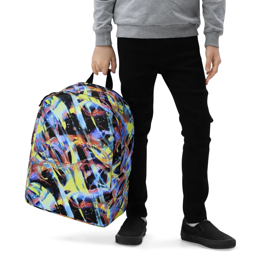 Afterglow Fracture on Minimalist Backpack — Zoomed-in