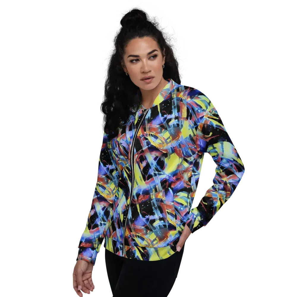 Afterglow Fracture on Bomber Jacket — Left