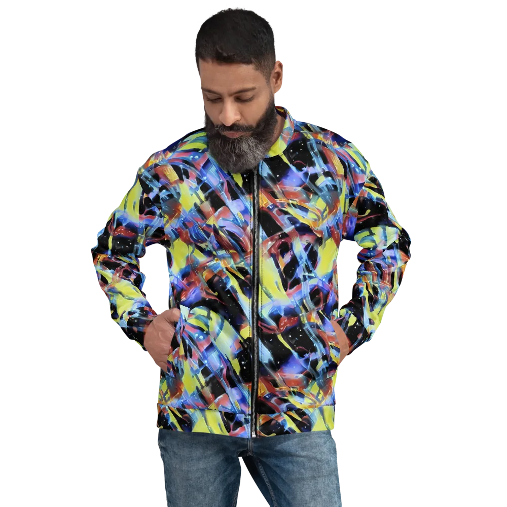 Afterglow Fracture on Bomber Jacket — Front