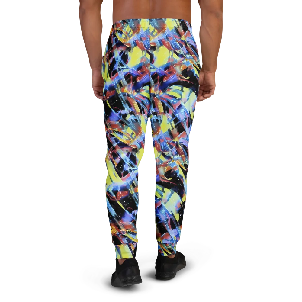 Afterglow Fracture on Men's Joggers — Back