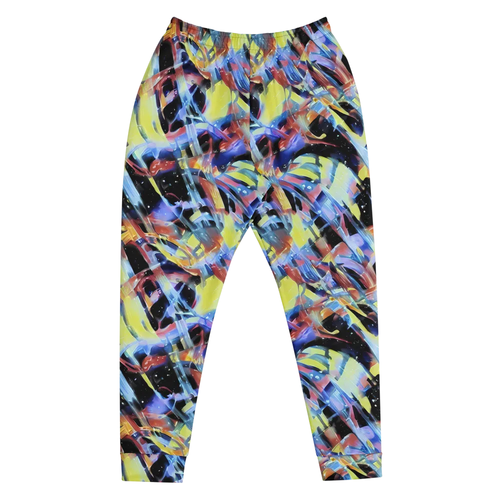 Afterglow Fracture on Men's Joggers — Front