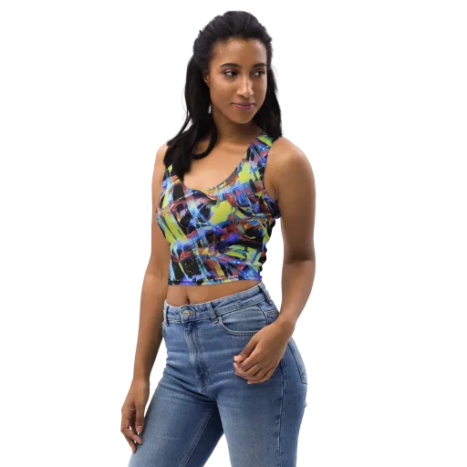 Afterglow Fracture on a Crop Top