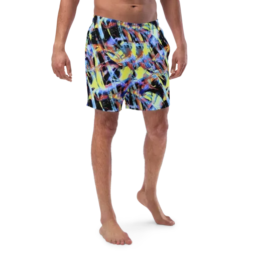 Afterglow Fracture on a Swim Trunks