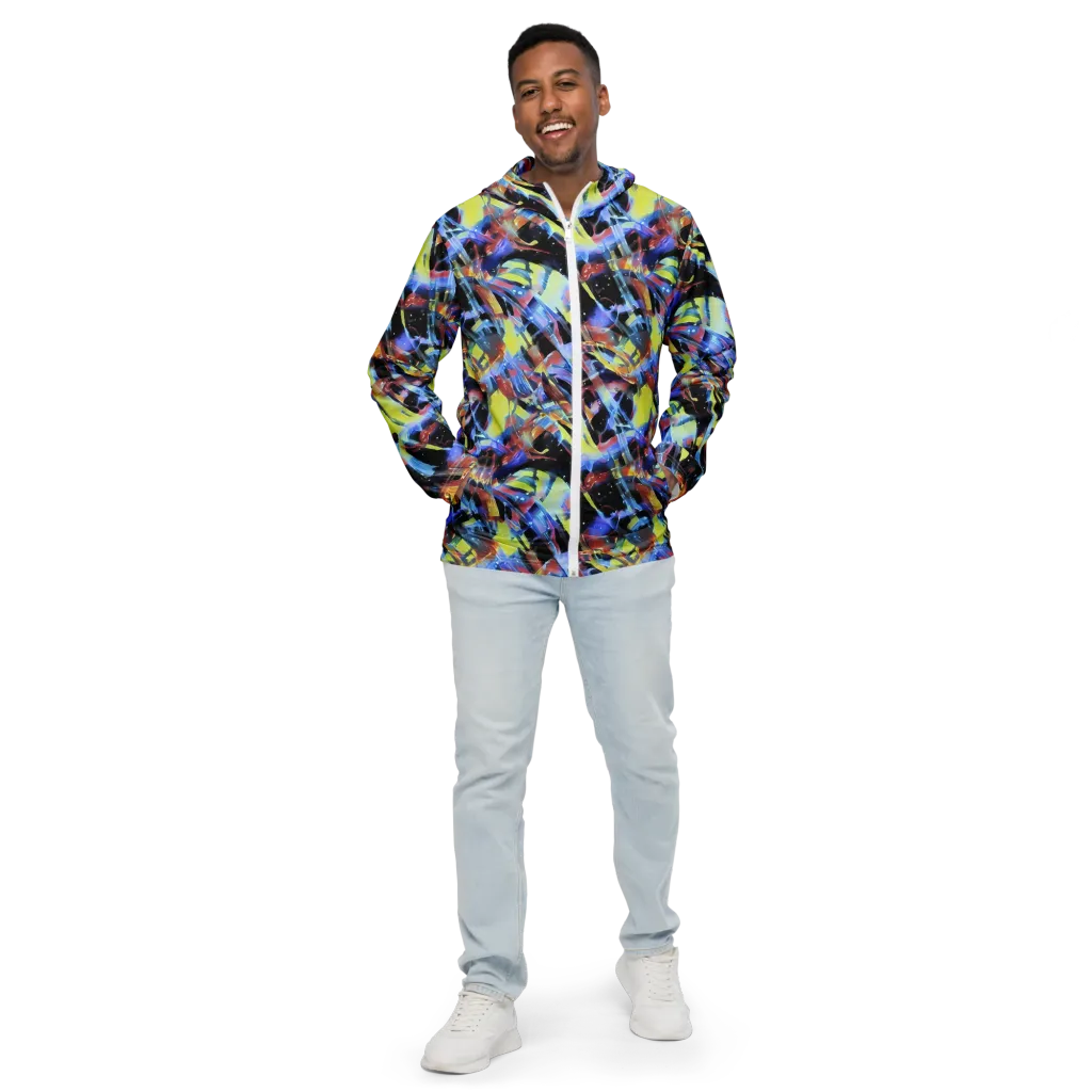 Afterglow Fracture on Men's Windbreaker — Front