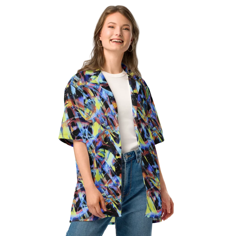 Afterglow Fracture on Button Shirt — Front
