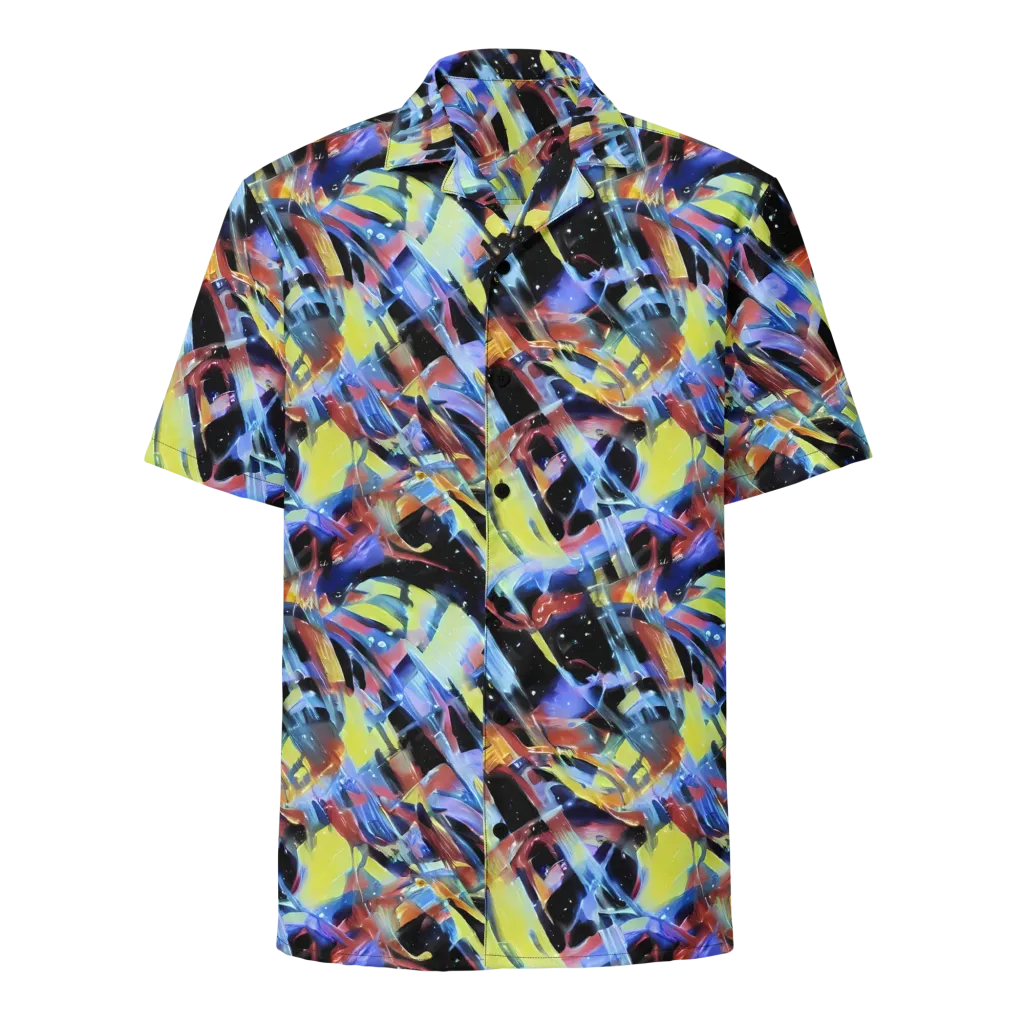 Afterglow Fracture on Button Shirt — Front