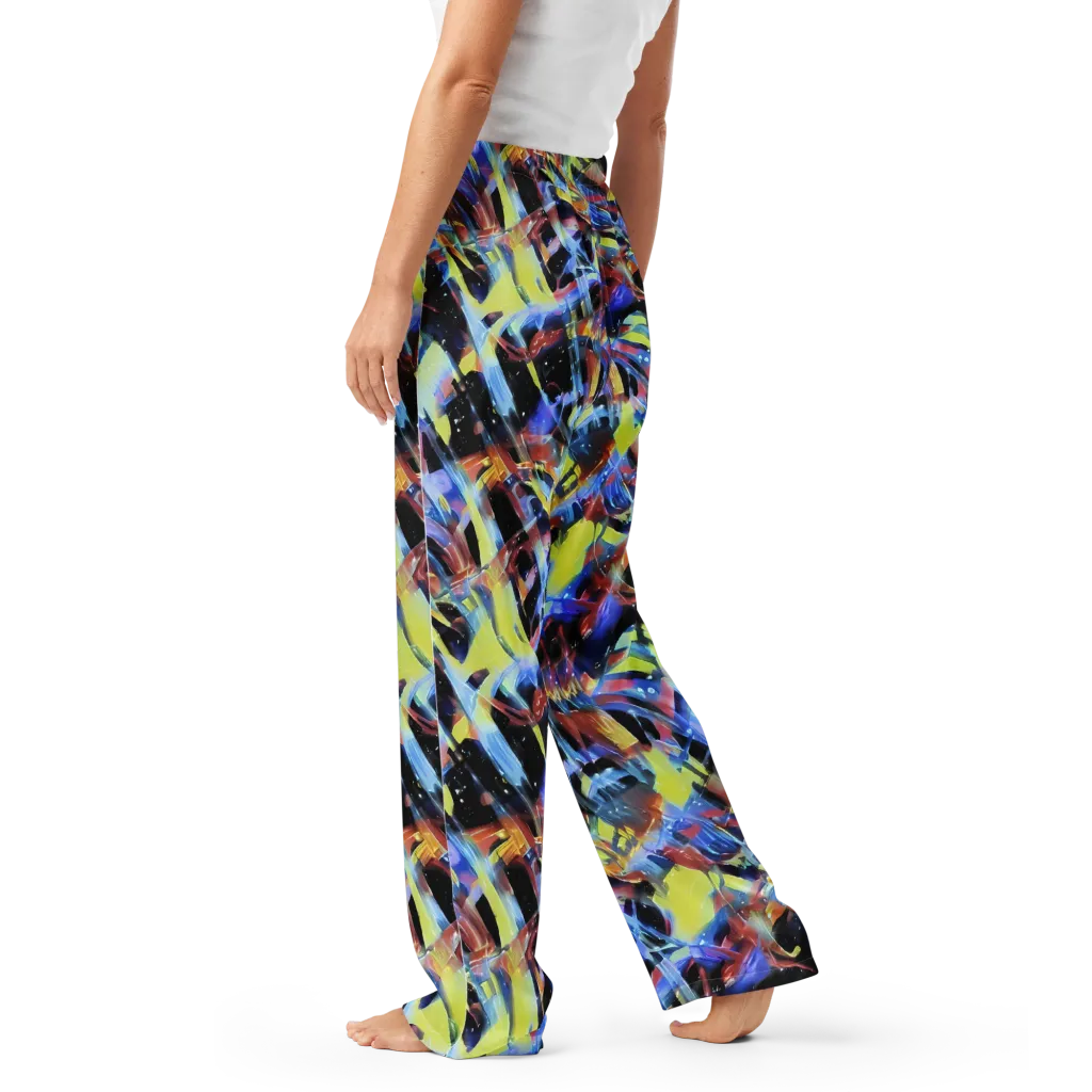 Afterglow Fracture on Women's Pajama Pants — Left