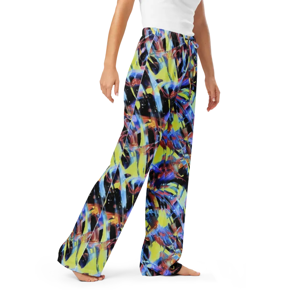 Afterglow Fracture on Women's Pajama Pants — Right Front