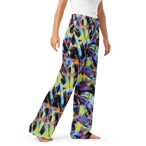 Afterglow Fracture on a Women's Pajama Pants