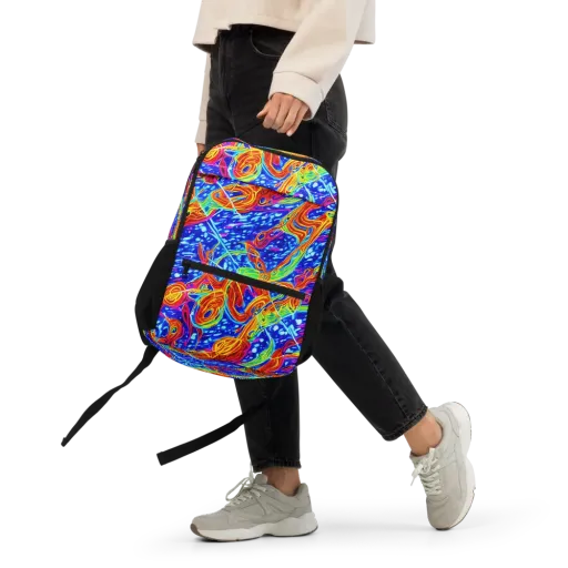 Molten Wave on a Utility Backpack
