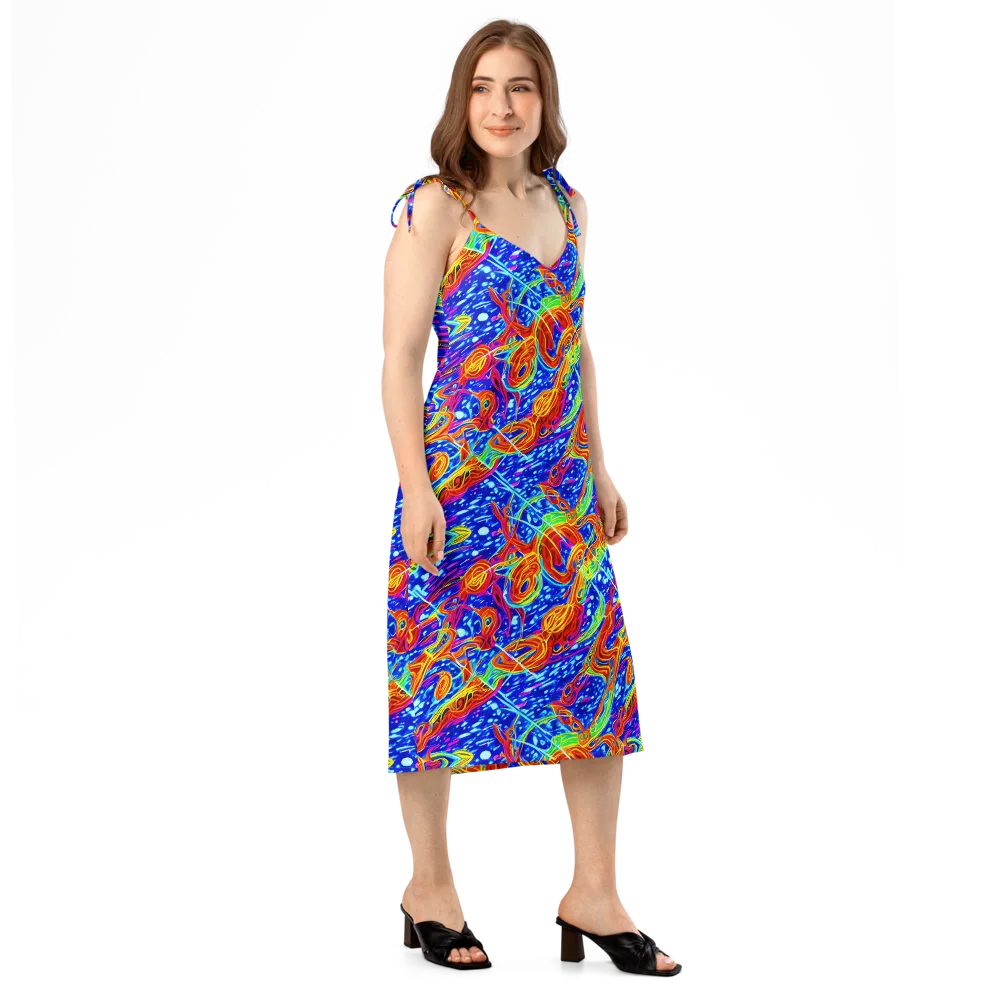 Molten Wave on Slip Dress — Right Front