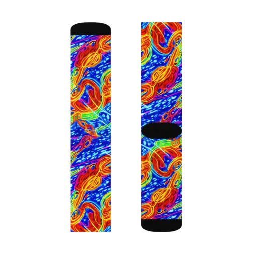 Molten Wave on a Socks