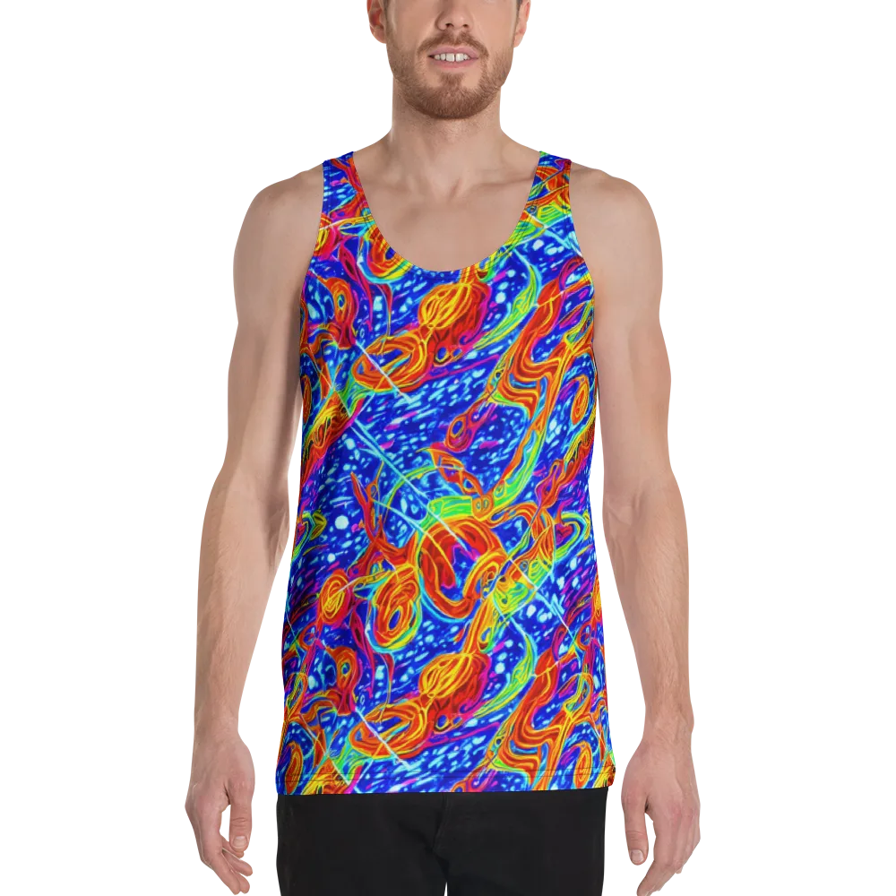 Molten Wave on Men's Tank Top — Front