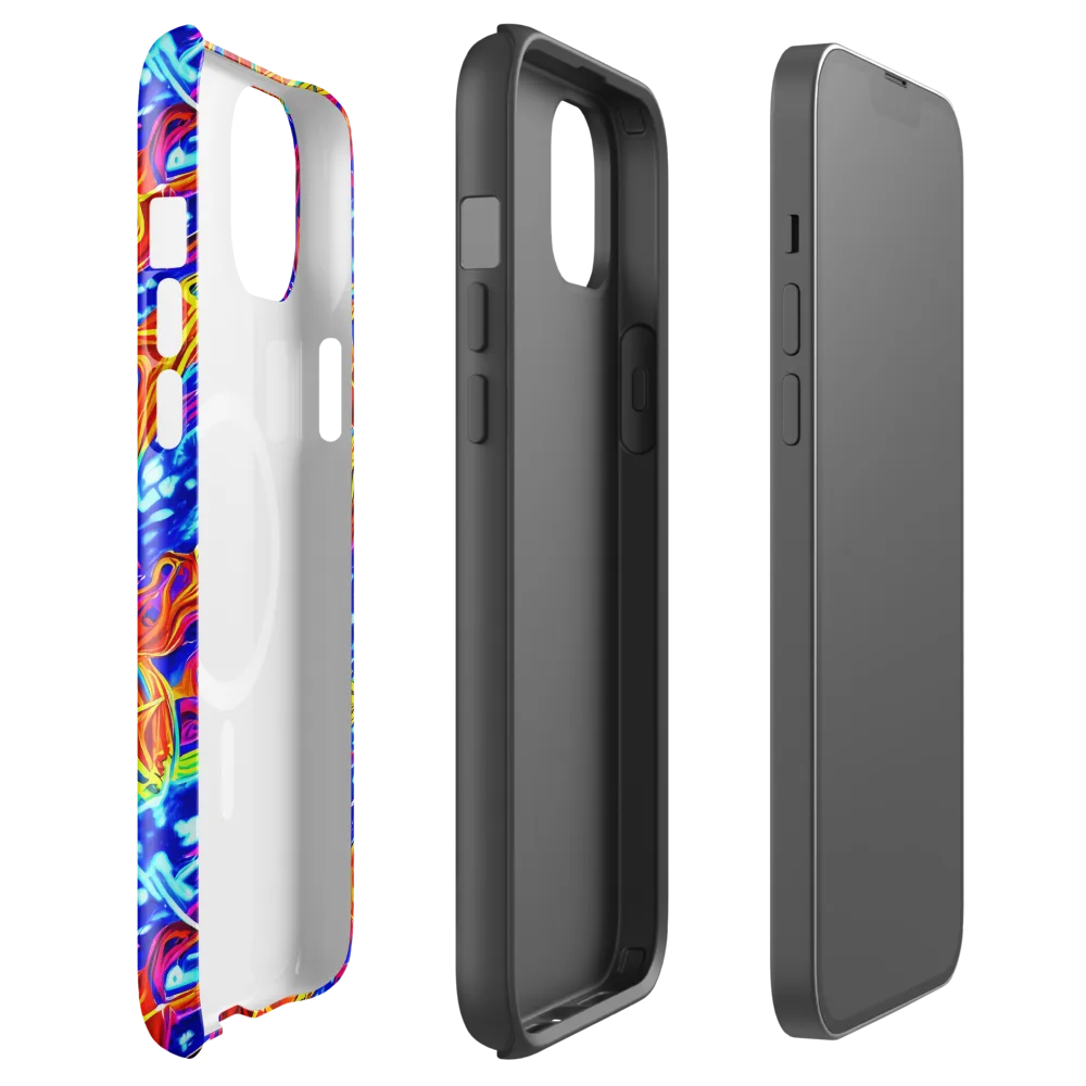 Molten Wave on MagSafe Tough Case for iPhone® — Front