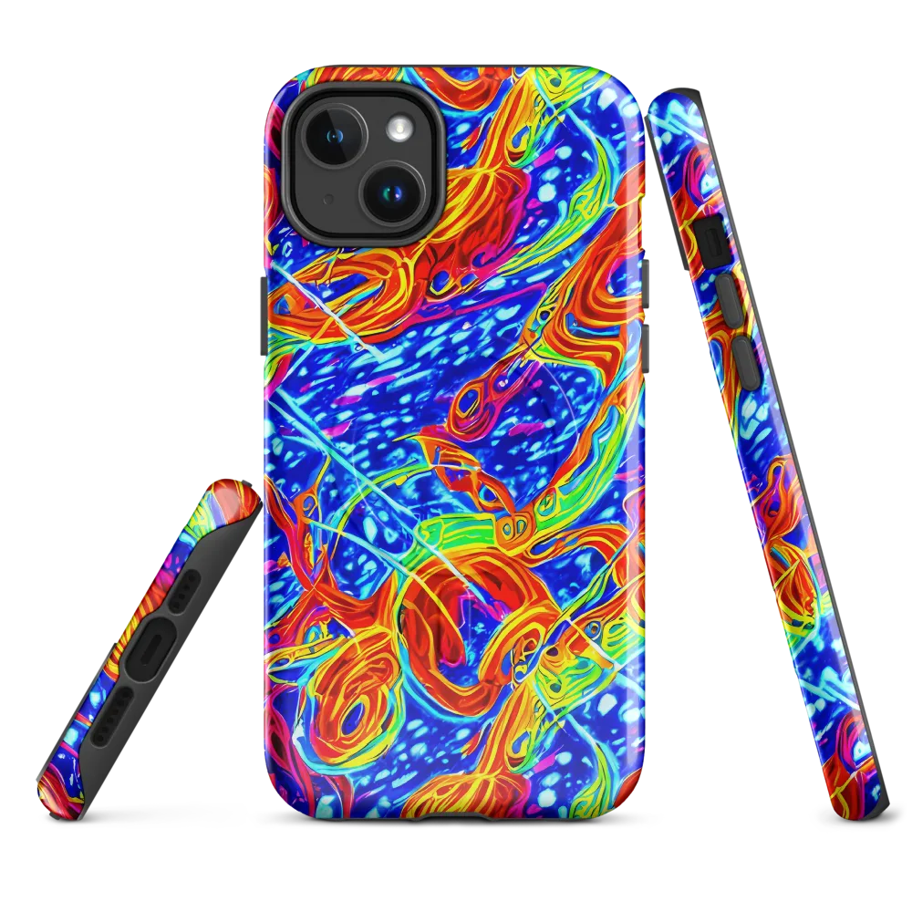 Molten Wave on MagSafe Tough Case for iPhone® — Front