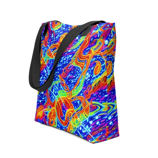 Molten Wave on a Tote Bag