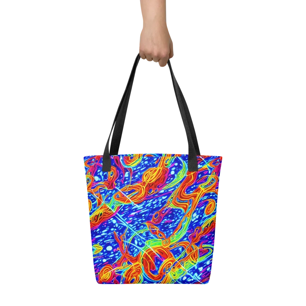 Molten Wave on Tote Bag — Front