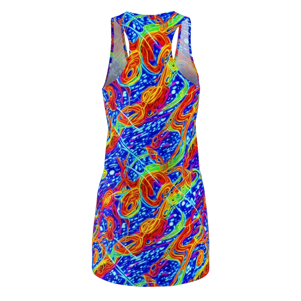 Molten Wave on Racerback Dress — Back