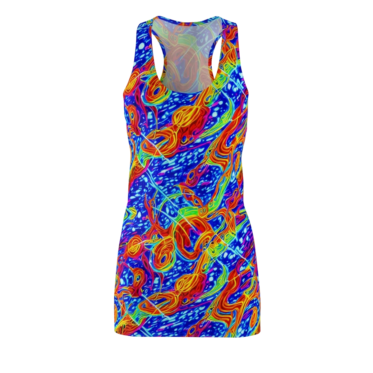Molten Wave on Racerback Dress — Front