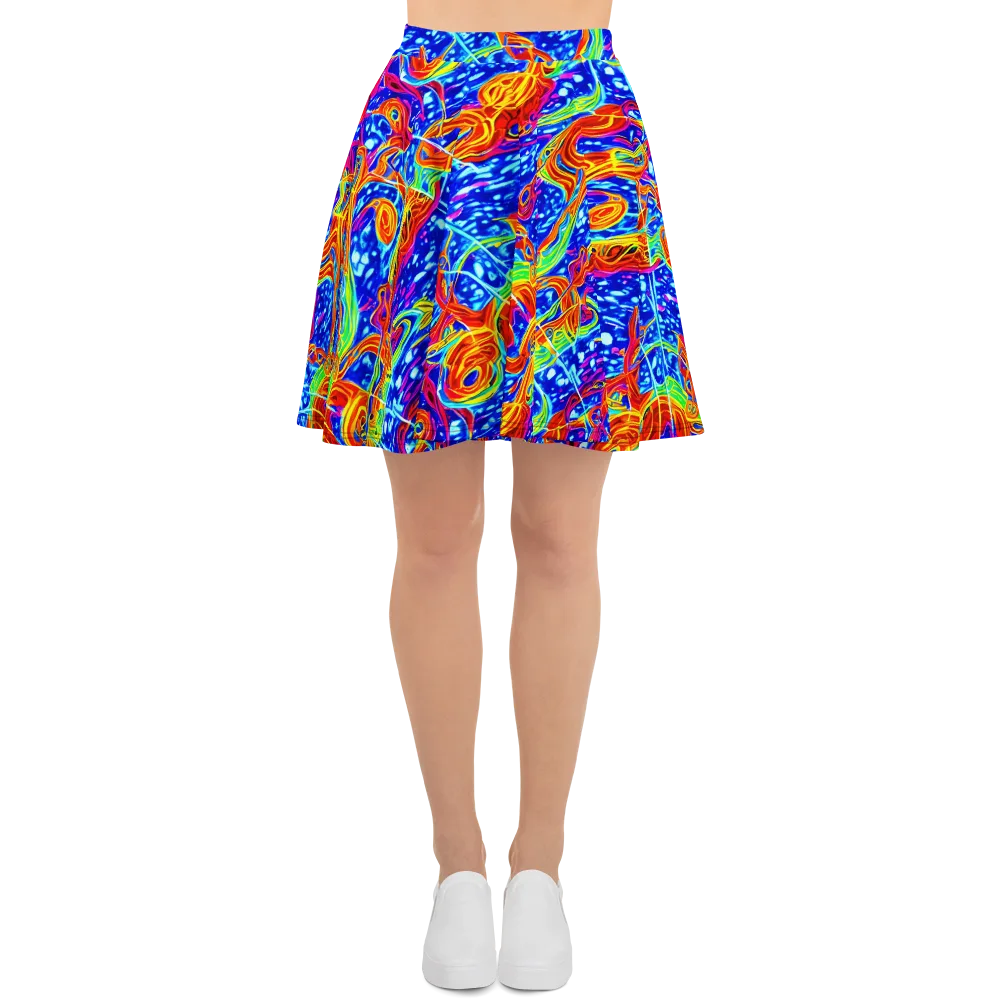 Molten Wave on Skater Skirt — Front