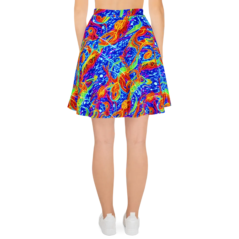 Molten Wave on Skater Skirt — Back