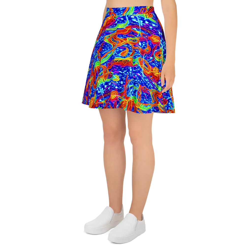 Molten Wave on Skater Skirt — Left