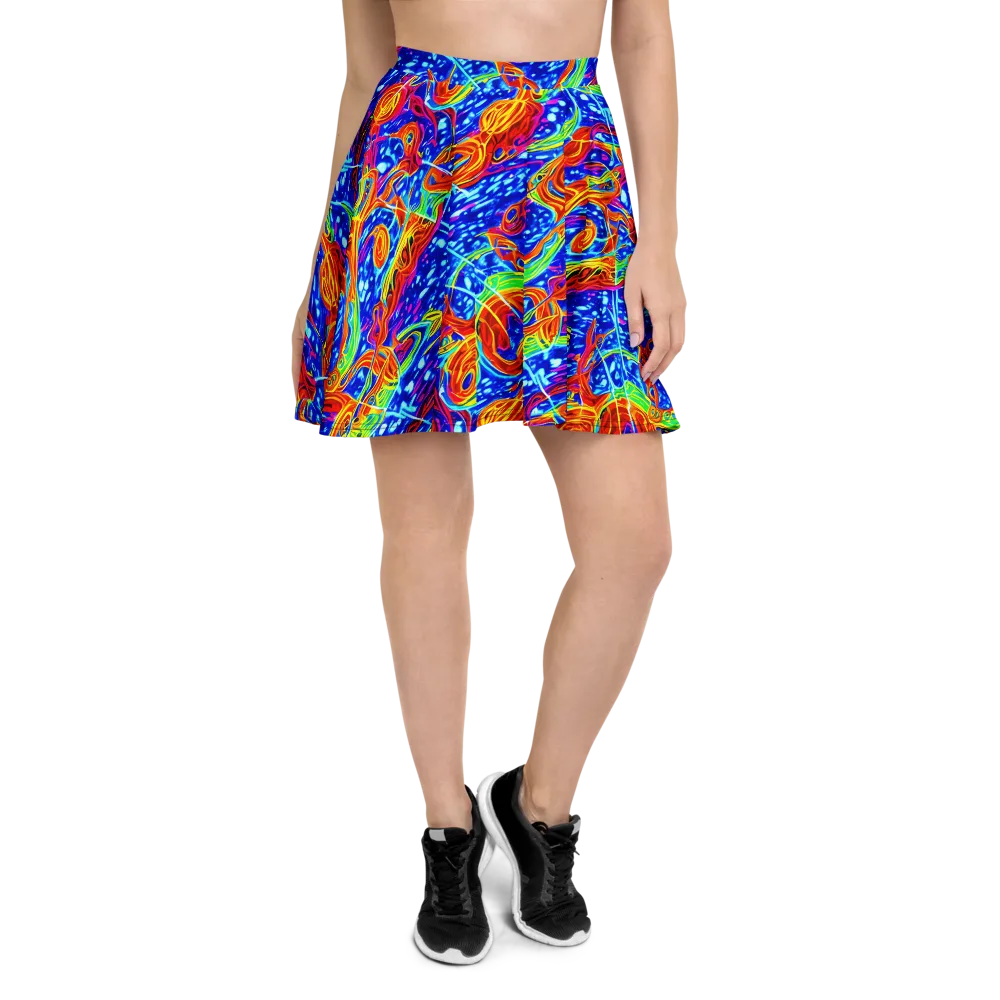 Molten Wave on Skater Skirt — Front