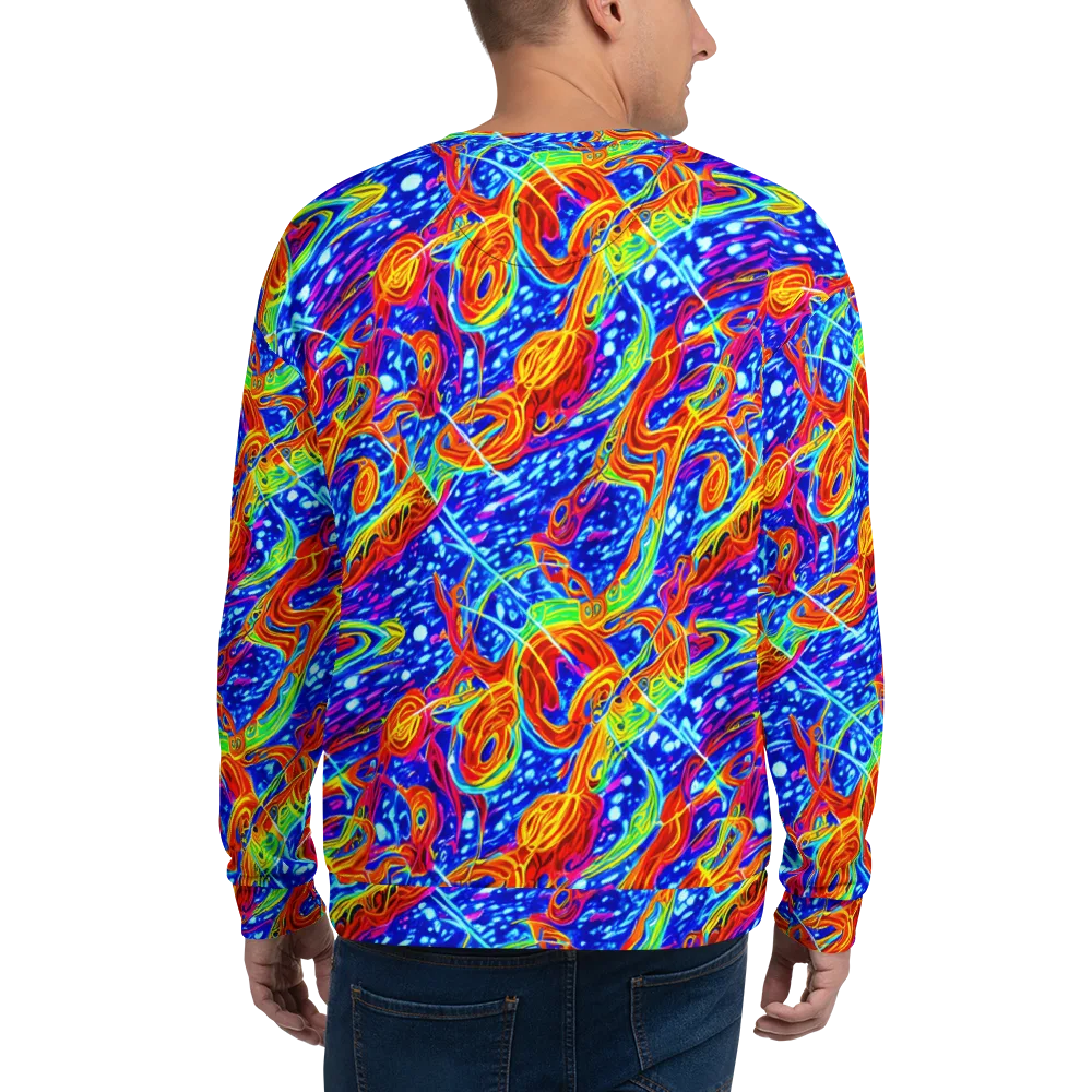 Molten Wave on Sweatshirt — Back